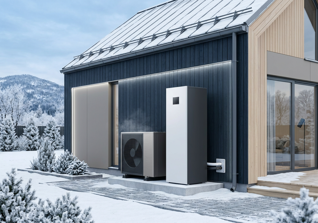 Õhk-vesi soojuspump talvel