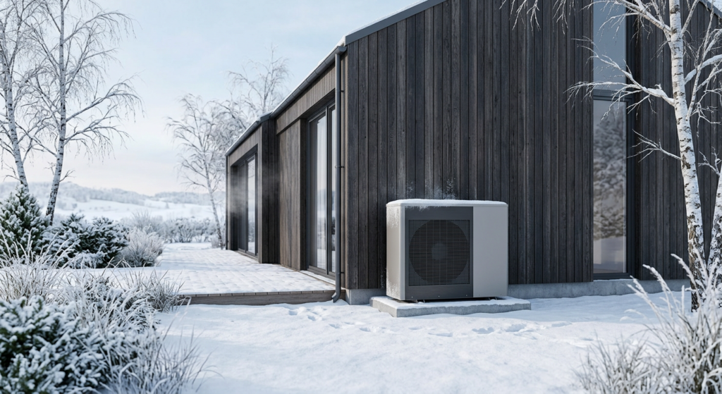 Õhk-vesi soojuspump talvel