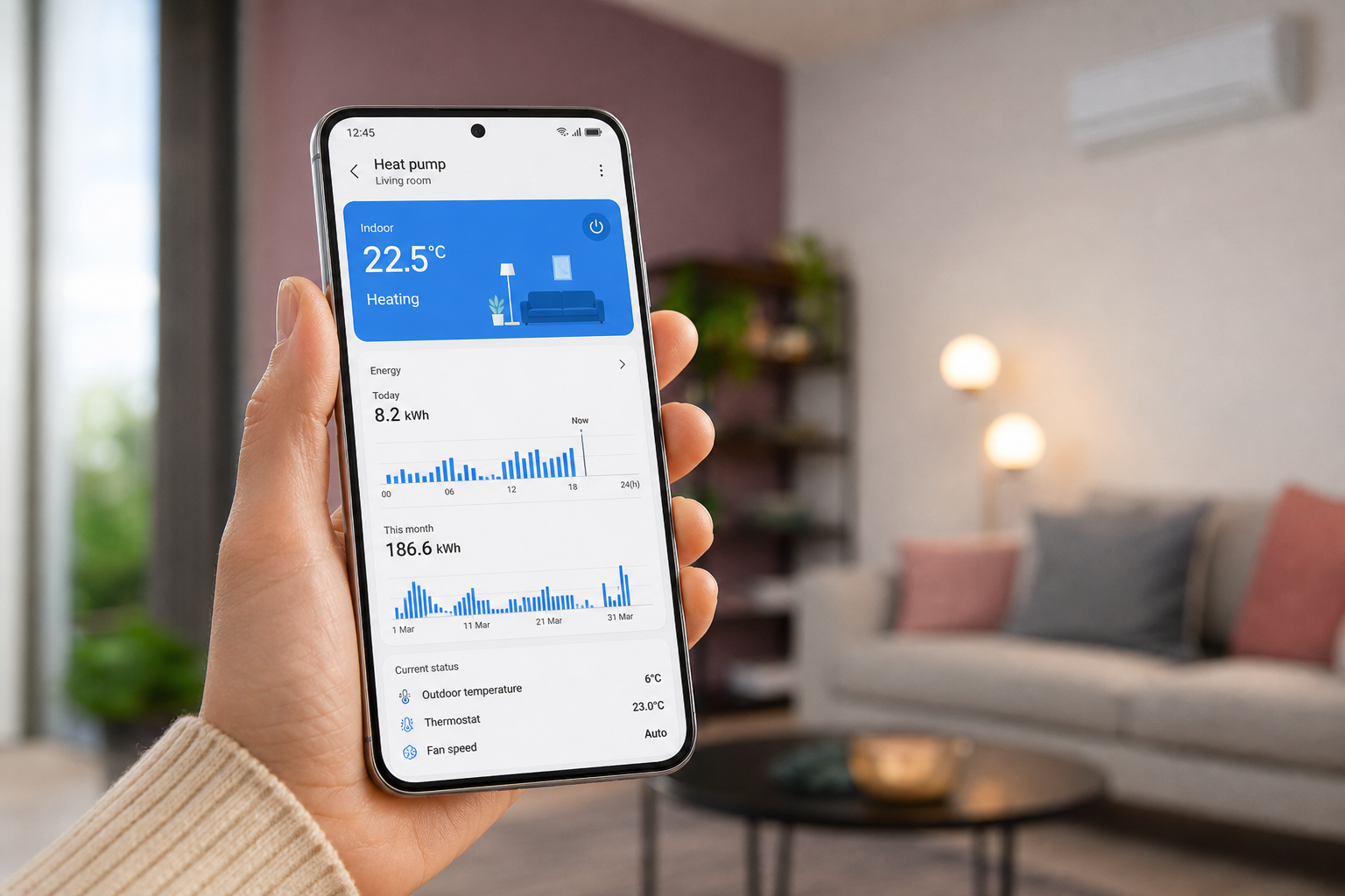 Kütte energiaseire rakenduses